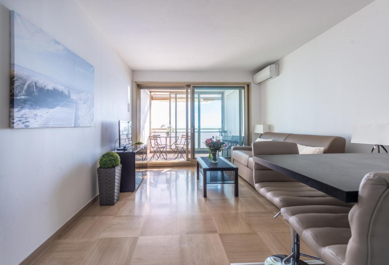 Sea Front - Panoramic Sea View Studio With Terrace Ницца Экстерьер фото