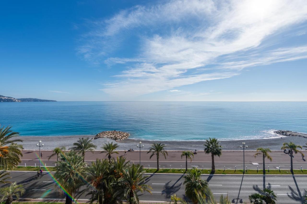 Sea Front - Panoramic Sea View Studio With Terrace Ницца Экстерьер фото